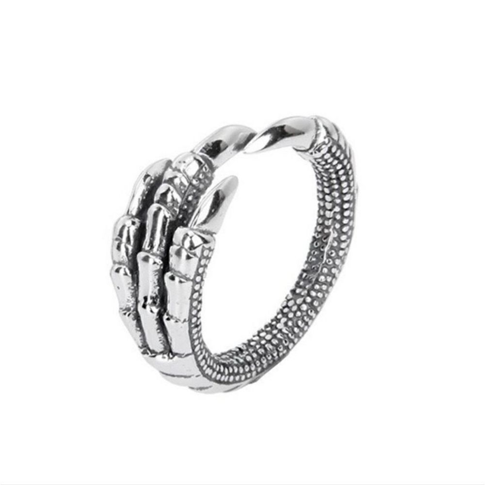 Brand New Silver Dragon Claws Ring
